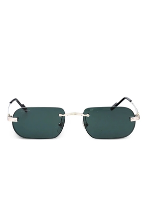 Cartier Eyewear rectangle sunglasses - Silver