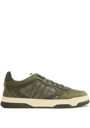 Gucci GG-monogram web sneakers - Green