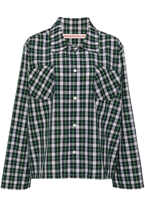 Stockholm Surfboard Club logo-print shirt - Green