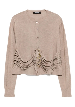 Undercover button-up cardigan - Neutrals