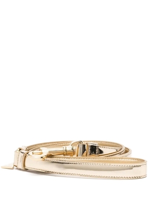 Prada leather leash - Gold
