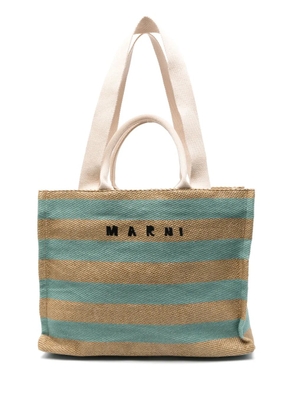 Marni large Basket tote bag - Neutrals