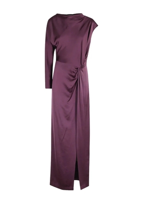Federica Tosi asymmetrical draped dress - Purple