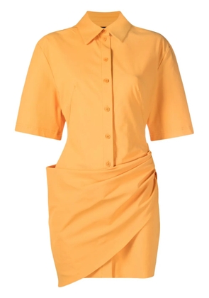 Jacquemus La robe Camisa shirt dress - Orange