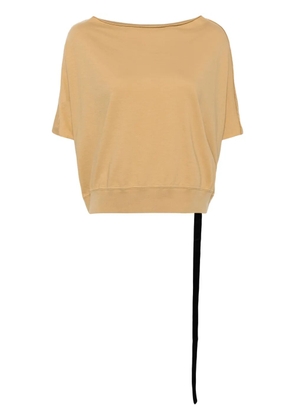 Rick Owens DRKSHDW cropped cotton T-shirt - Neutrals