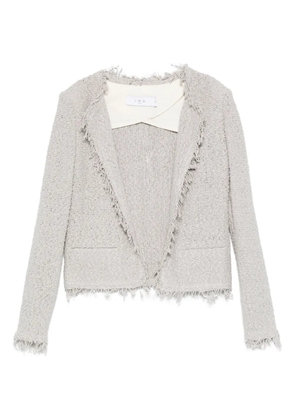 IRO frayed tweed jacket - Grey