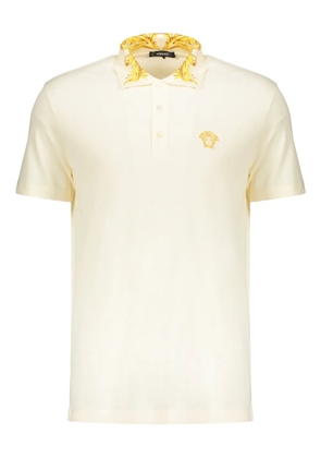 Versace Medusa-detail polo shirt - Neutrals