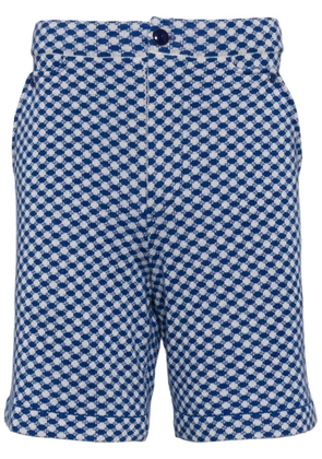 GOD'S TRUE CASHMERE dot cashmere boat shorts - Blue