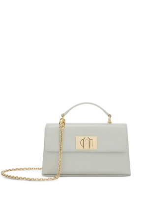 Furla mini 1927 leather tote bag - Grey