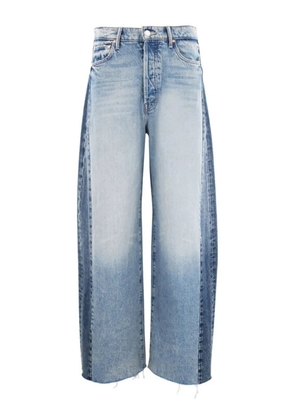 MOTHER The Pipe Dream Button Sneak Fray jeans - Blue