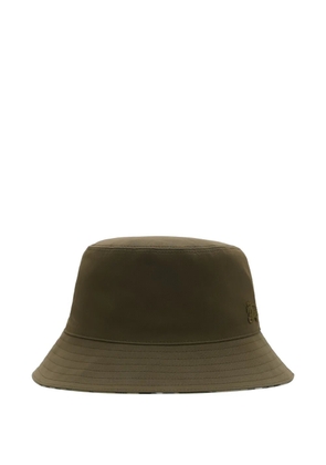 Burberry embroidered reversible bucket hat - Green