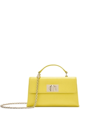 Furla mini 1927 leather tote bag - Yellow