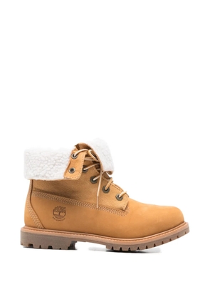 Timberland round-toe face-up boots - Brown