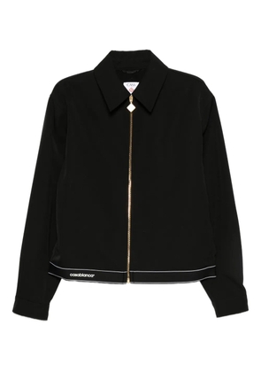 Casablanca zip-up jacket - Black