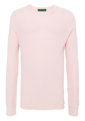 Casey Casey crew-neck cotton jumper - Pink