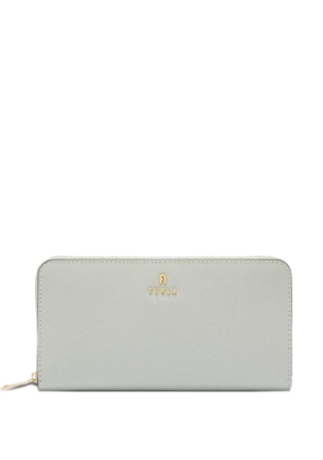 Furla zip-around logo wallet - Blue