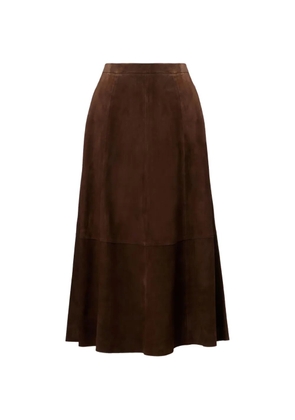 Vince A-line flared midi skirt - Brown