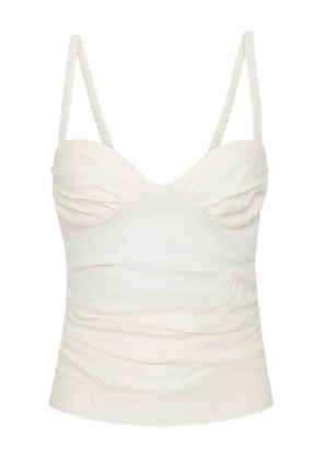 SIR. ruched top - Neutrals