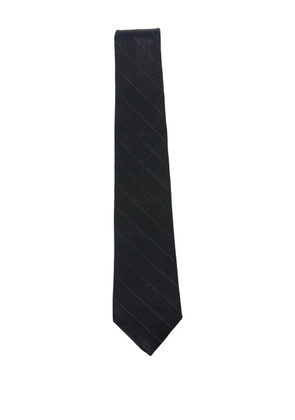 OUR LEGACY striped tie - Black