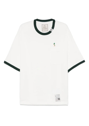 Maison MIHARA YASUHIRO Leon-embroidered ringer T-shirt - White