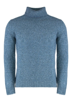 Moorer turtleneck ribbed sweater - Blue