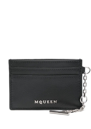 Alexander McQueen Sling card holder - Black