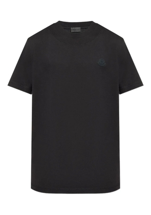 Moncler logo-patch cotton T-shirt - Black