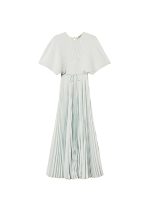 TWINSET tie-waist pleated dress - White