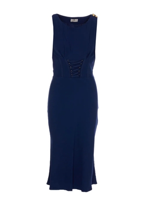 Elisabetta Franchi jersey midi dress - Blue