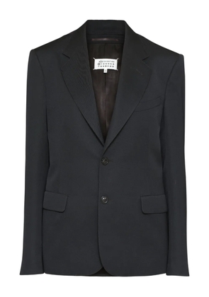Maison Margiela button wool blazer - Black