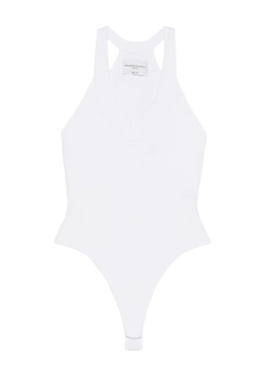 Brandon Maxwell ribbed bodysuit - White