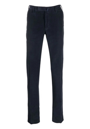 Incotex tapered-leg cotton trousers - Blue
