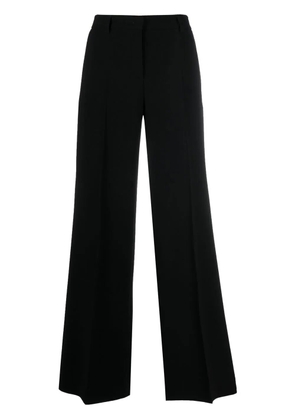 Alberto Biani flared tailored-cut trousers - Black