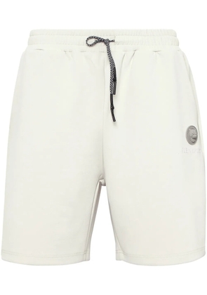 Plein Sport logo-print track shorts - Grey