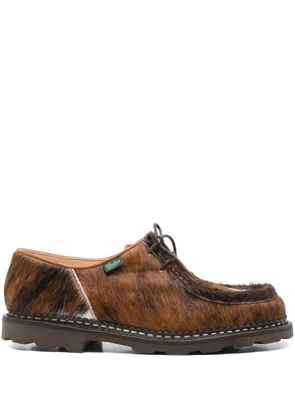 Paraboot Michael calf-hair Derby shoes - Brown