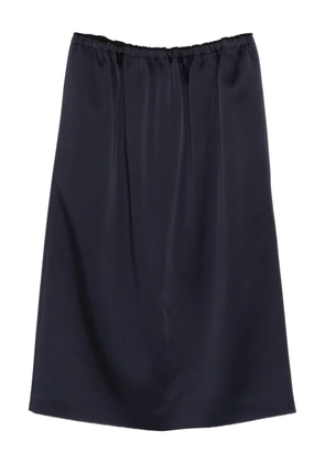 Carven elasticated-waist midi skirt - Blue