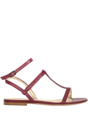 Fabiana Filippi rhinestone-embellished sandals - Red