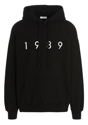 1989 STUDIO logo-print hoodie - Black