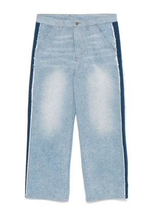 KidSuper x Ronaldinho stripe jeans - Blue