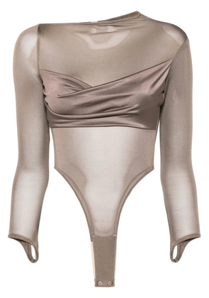 OUDE WAAG draped top - Grey