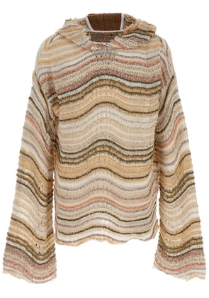 VITELLI Peacock Monster hoodie - Brown