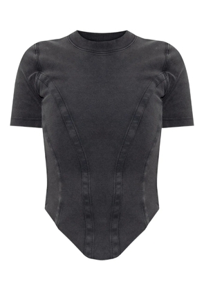 Balenciaga panelled T-shirt - Grey