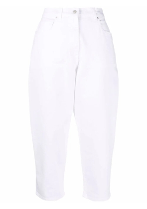 Fabiana Filippi cropped tapered trousers - White