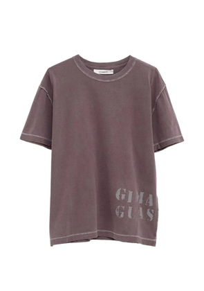 Gimaguas logo-print T-shirt - Brown