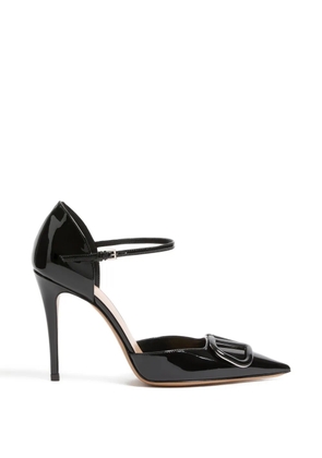 Valentino Garavani Vlogo-detail heeled pumps - Black