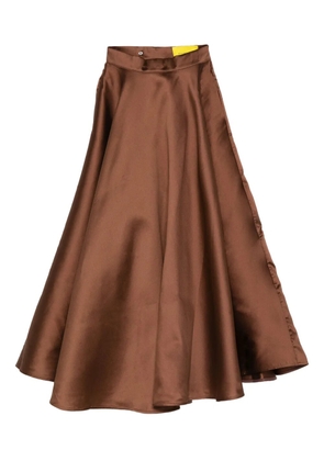 Marques'Almeida a-line skirt - Brown