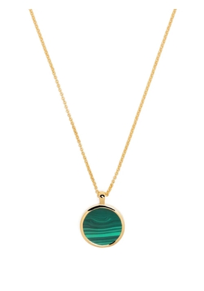 Tom Wood yellow gold malachite necklace