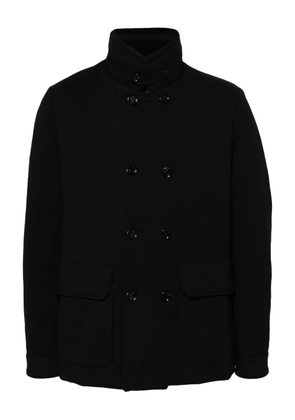 Moorer double-breasted pocket jacket - Black