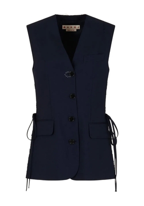 Marni sleeveless tailored vest - Blue