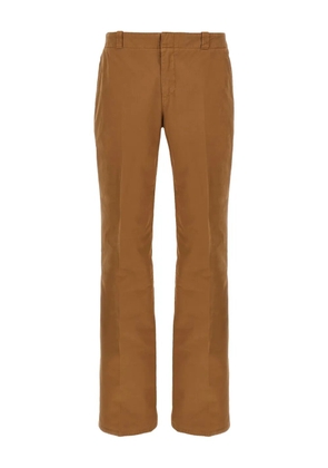 Alexander McQueen cotton chino trousers - Brown